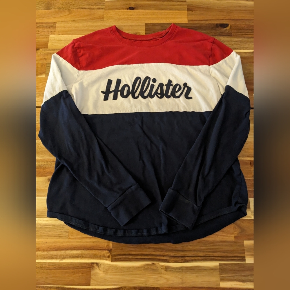 Hollister graphic long sleeve tee